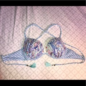 Victoria secret paisley bikini top